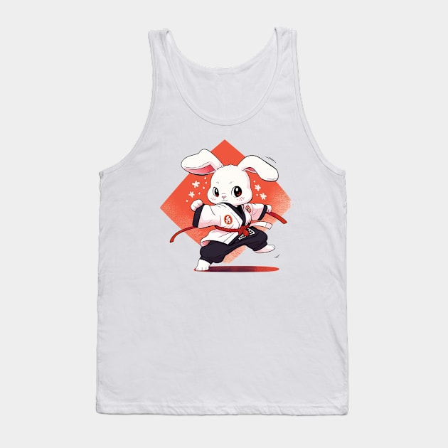 karate bunny Tank Top by piratesnow